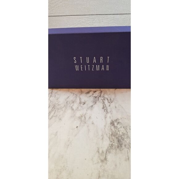 Stuart Weitzman Womens Leather Ballet Flats Gold Snake Size 7 - Picture 6 of 8